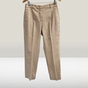 NEW J‎ Crew Kallie Straight Leg Pants Oatmeal Cream Size 8